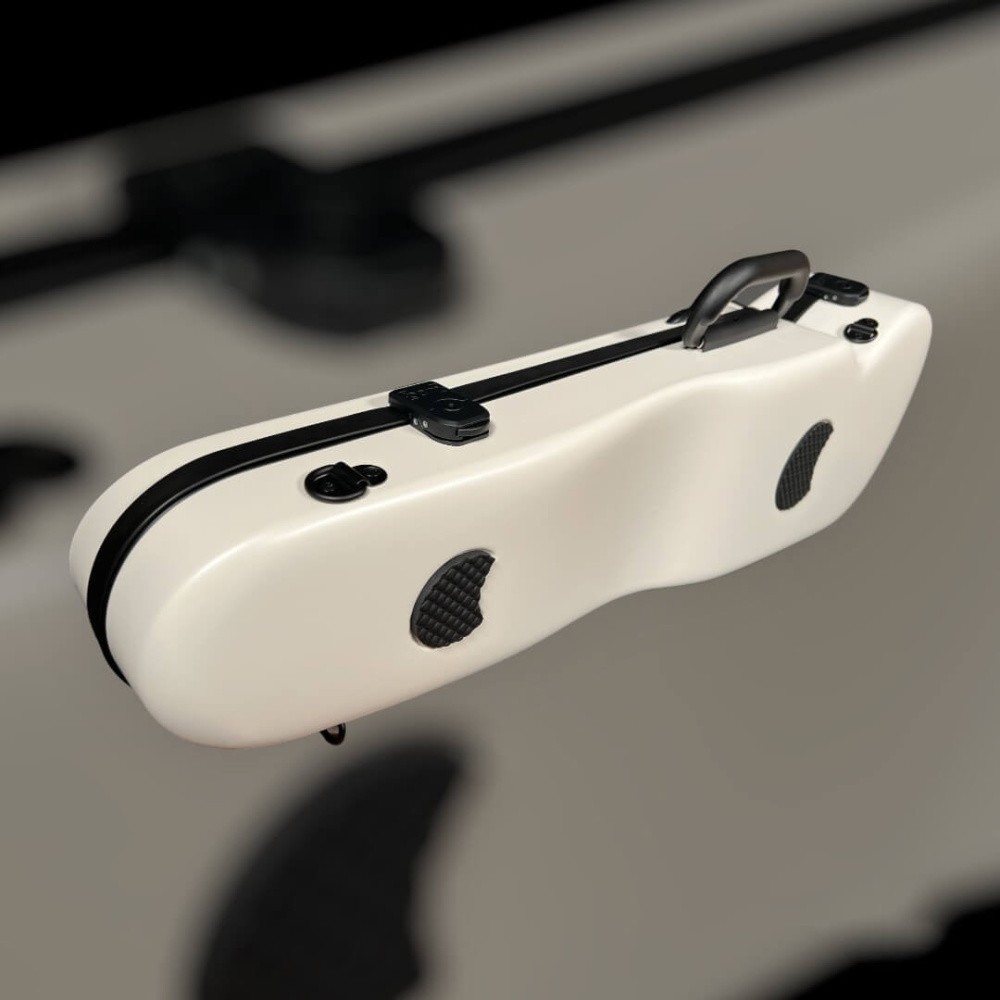 BAM 2002XLW High Tech Violin, Violin Case 4/4 - Case in White