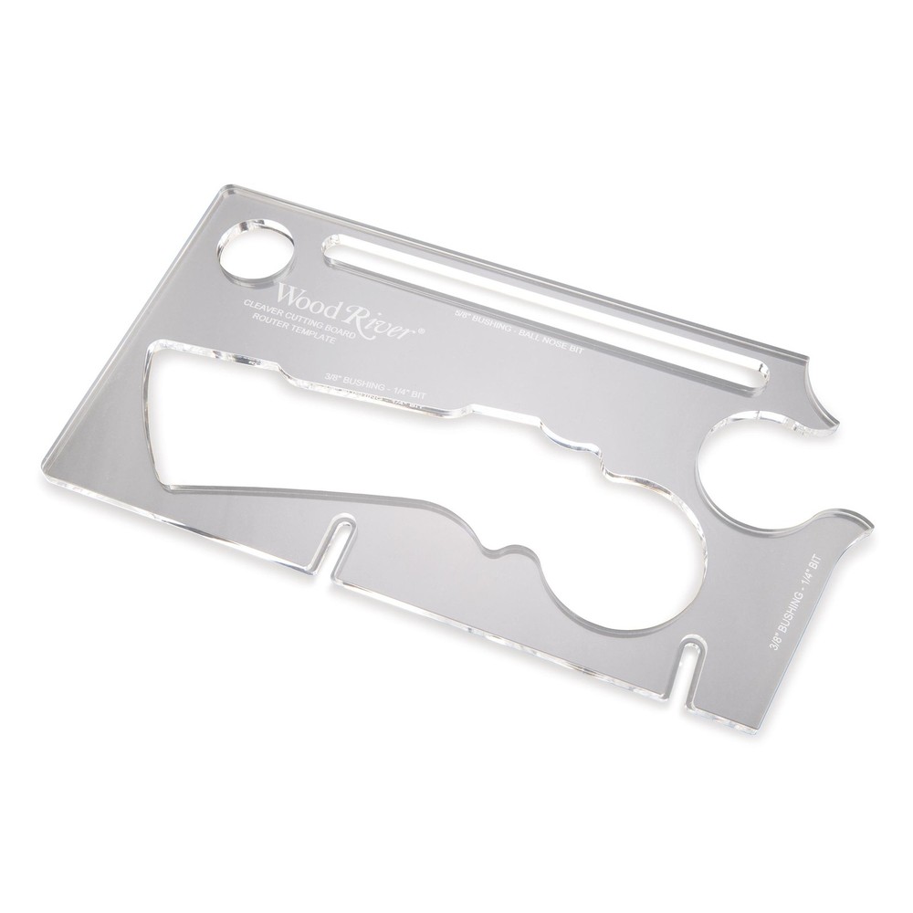 WOODRIVER Cleaver Cutting Board Router Template