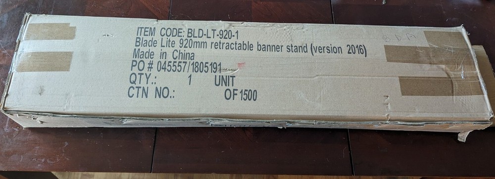 Blade Lite 920 - Retractable Display Banner - 38" Width 86" Height