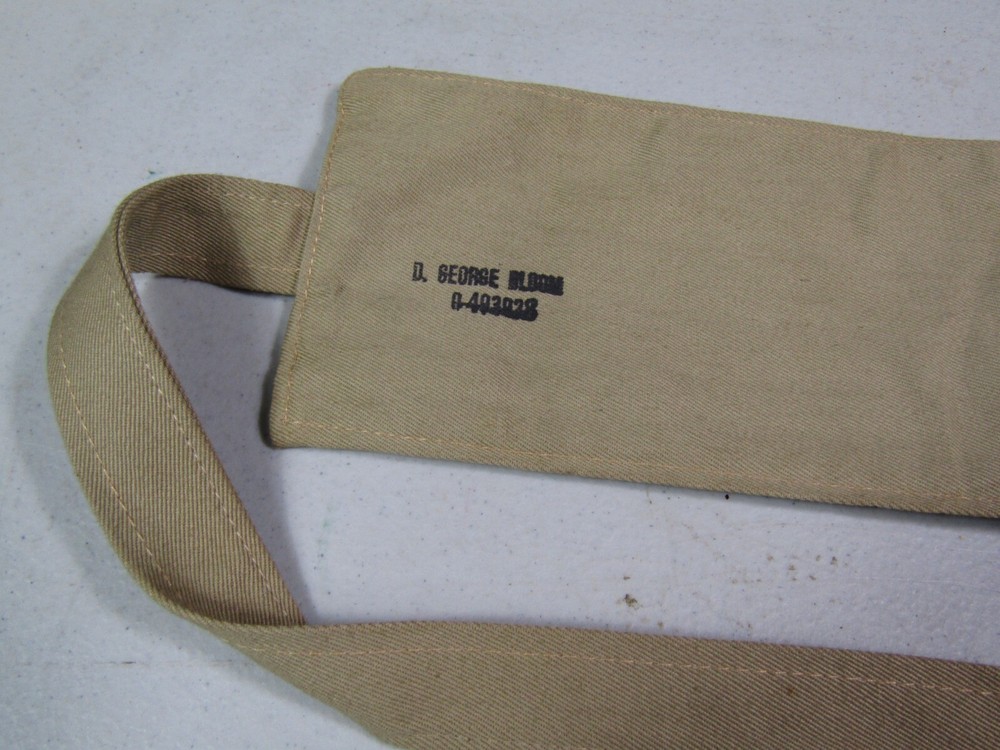 WWII US ARMY Moneybelt. Id'd to Officer.