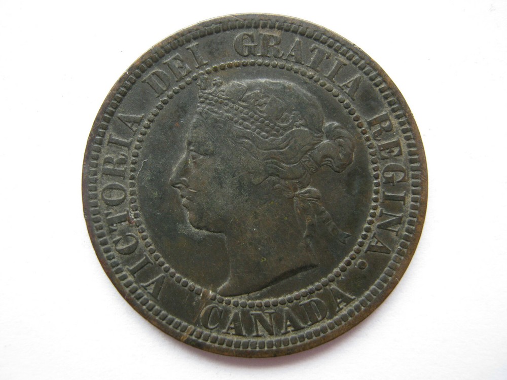 Canada 1882-H bronze One Cent GF