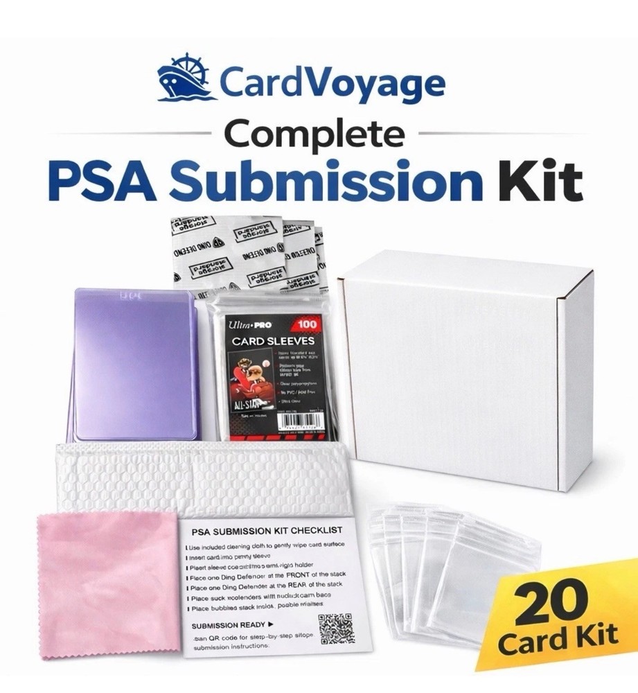 20 Card Premium Grading Submission  Kit Includes Everything Needed to Submit