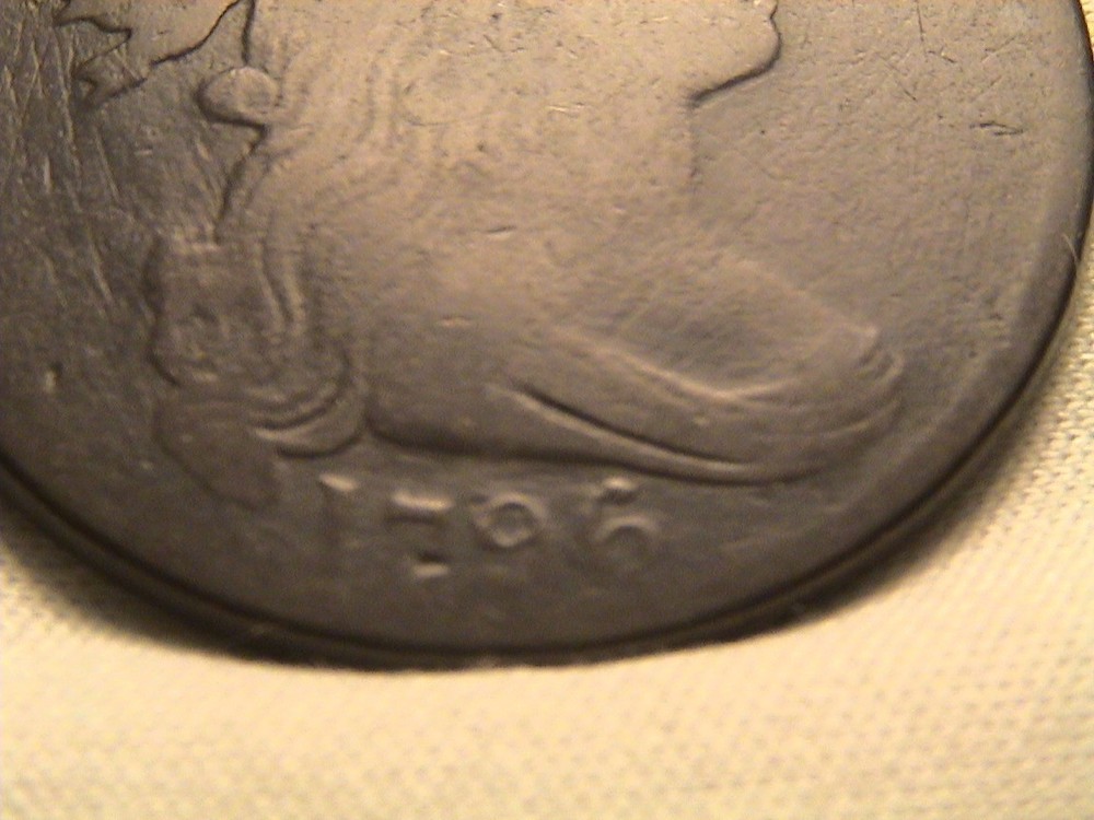 1796 Draped Bust Large Cent. S-109 R3