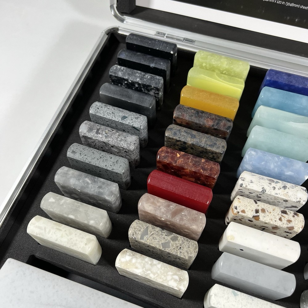 Avonite Aristech Studio Collection Quality Acrylic Resin Samples, 96 Pcs & Case