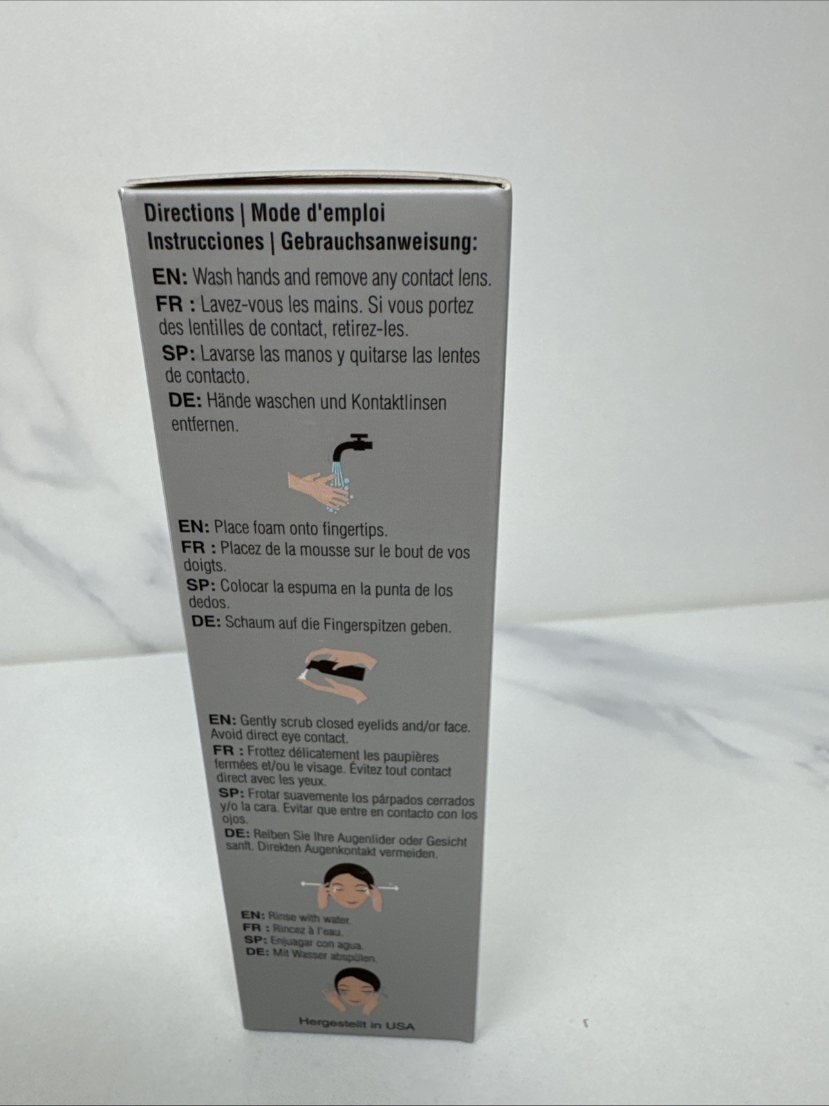 Zocular ZocuFoam Eyelid & Facial Foam Cleanser & Moisturizer Eyelid Scrub 1.7 Oz