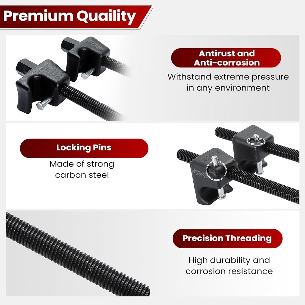 Macpherson Strut Spring Compressor 2pc Heavy Duty Coil Spring Compressor Stru...