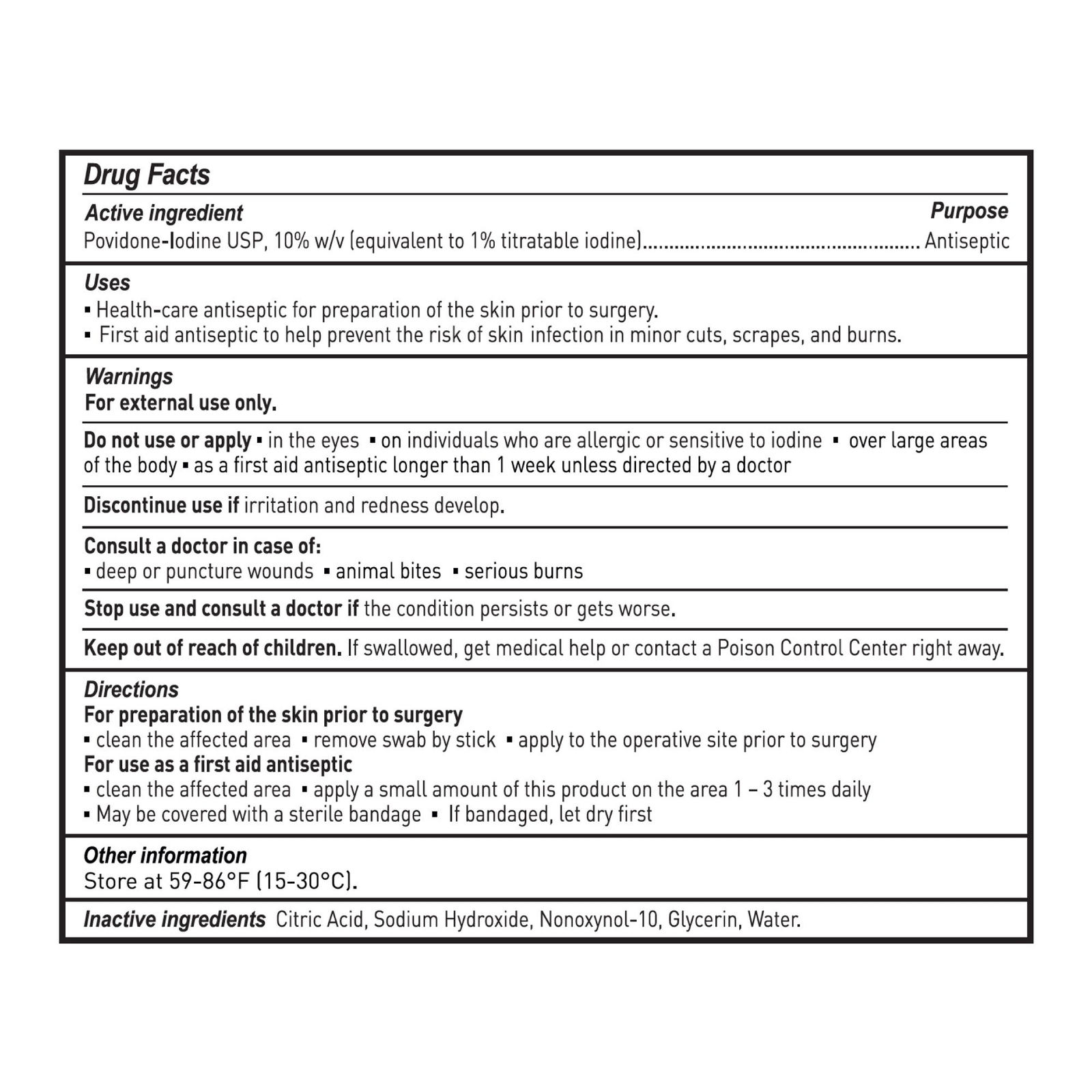 McKesson 987 Impregnated Povidone-Iodine Swabsticks Sterile 987 75 Ct