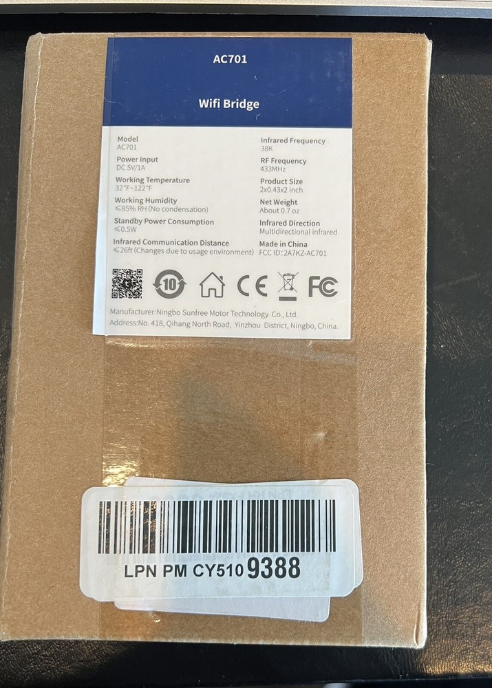 Wifi Bridge AC701 - A0023