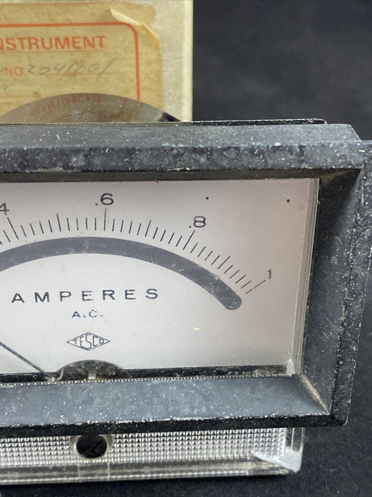 Vintage Laboratory Weston Electrical Instruments - DC Amp Meter Model 2034