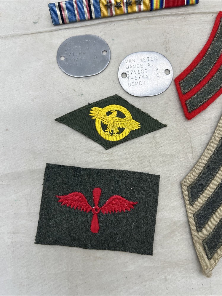 WW2 US 3rd Marine Air Wing VMF Dog Tag Grouping ID’d With Research (KB