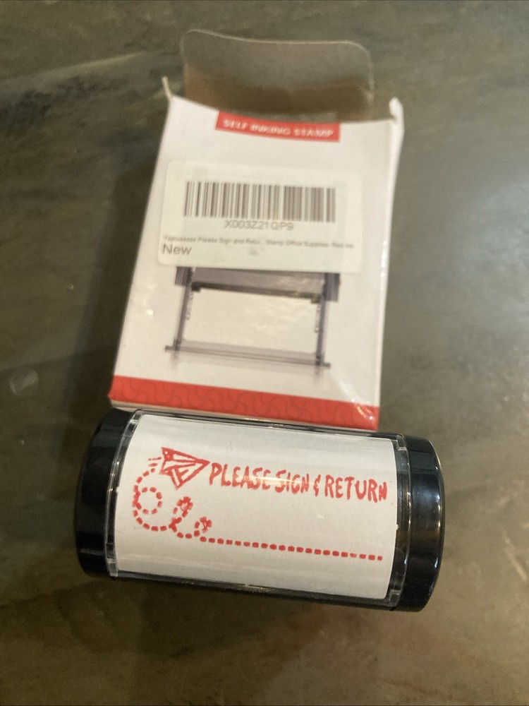 Toplusesse Please Sign And Return Self Inking Stamp