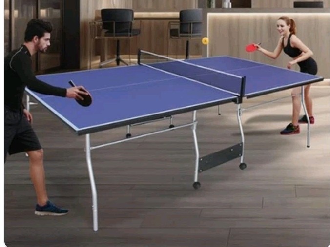 8-Foot Foldable Portable Medium Table Tennis Table Set