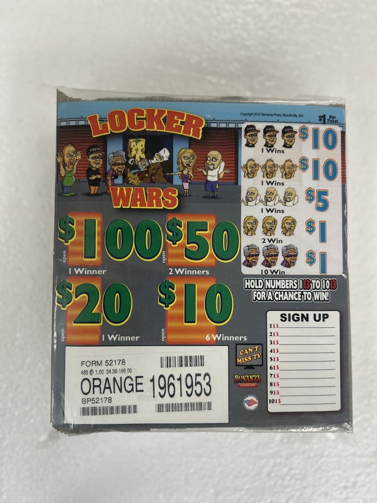Pull Tickets “ Locker Wars “
