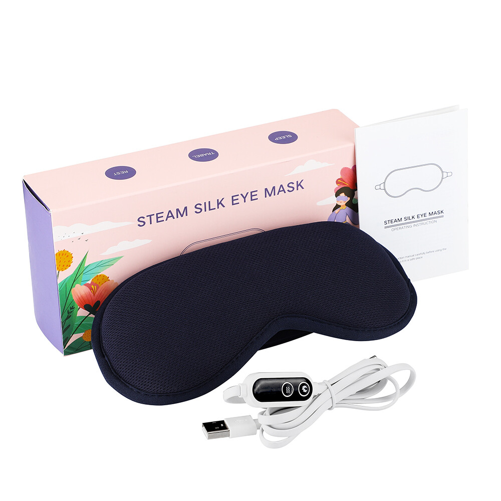 3D Cordless Heated Eye Mask Pad, Warm Compress For Puffy Eyes Dry Eye Relax Eye