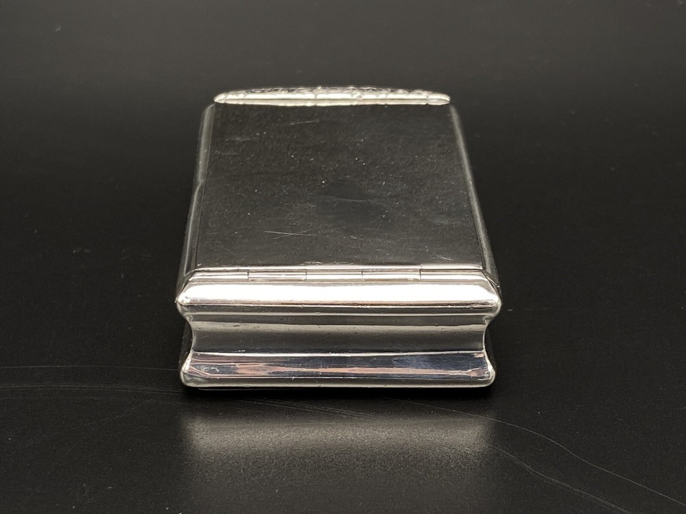 Antique Georgian Solid Silver Snuff Box 1810 Thropp & Taylor