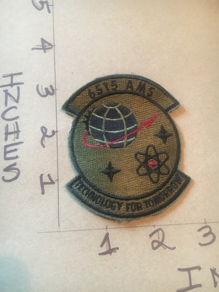 USAF 6515th AMS Squadron subdued patch 5/30/25