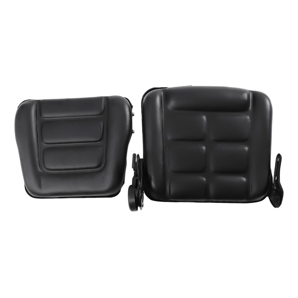 Foldable Universal Forklift Seat PVC Tractor Seat Mower Seat Adjustable Backrest