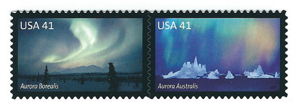 Scott #4203/4...41  Cent...Polar Lights...Pair