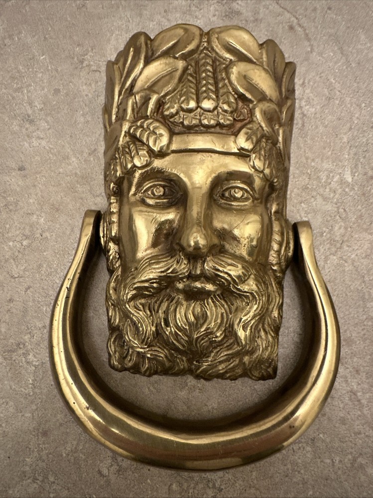 Vintage Northwind Olympian Brass Knocker