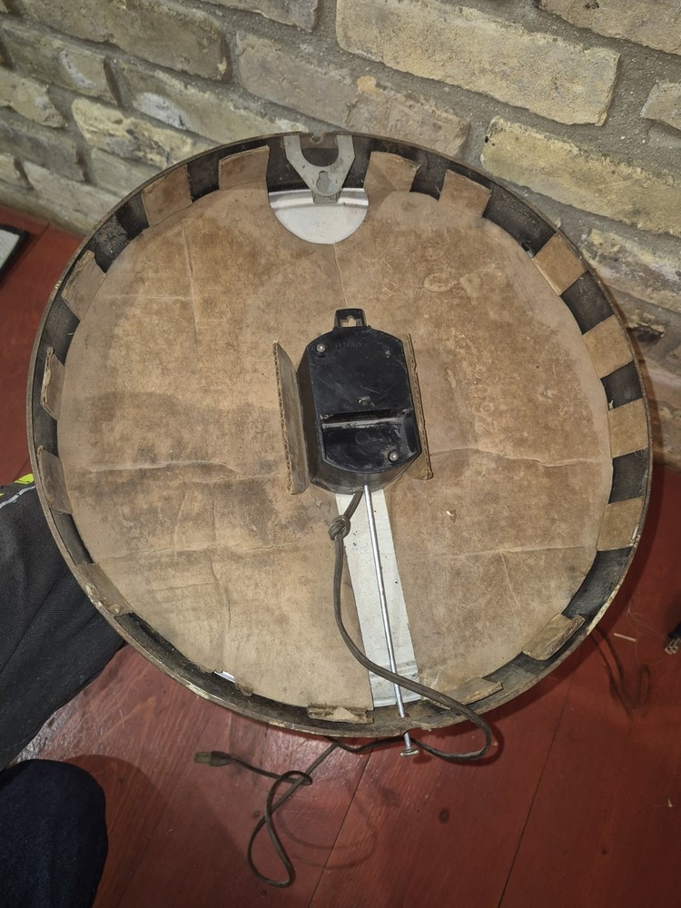 Vtg MCM 14” LARGE Seth Thomas School Office LARGE Wall CLOCK Does Not Work