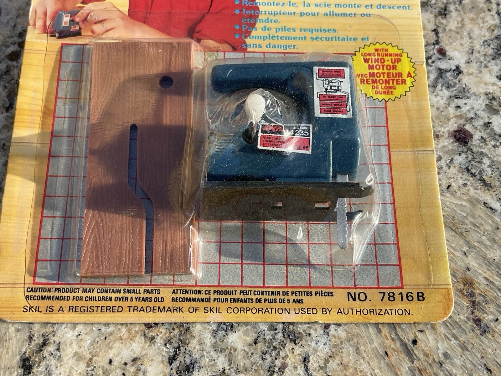 1988 Vintage Wind Up Skil Imperial Mini Power Tools Complete Set Lot Of 4