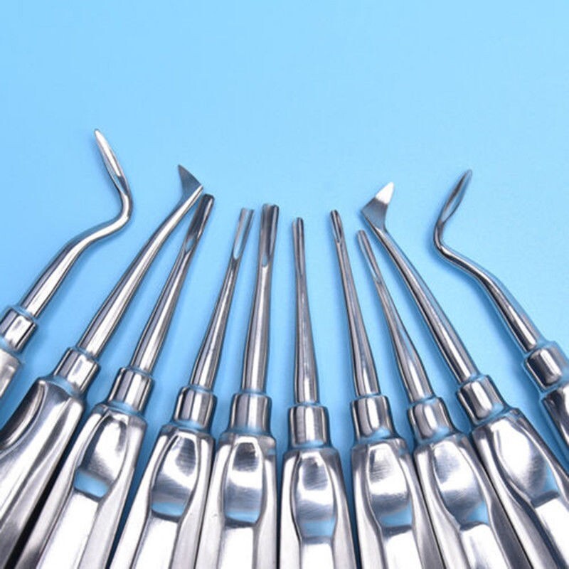 13 Pcs/Pack Dental Root Tip Elevator Luxation Kit Extraction Hand Instruments