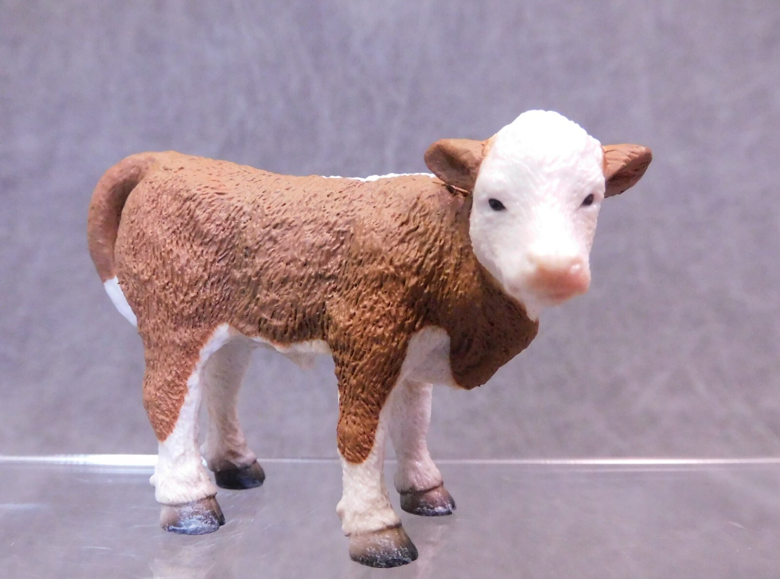 CollectA NIP * Hereford Calf * 88236 Breyer Baby Beef Cow Model Toy Figurine