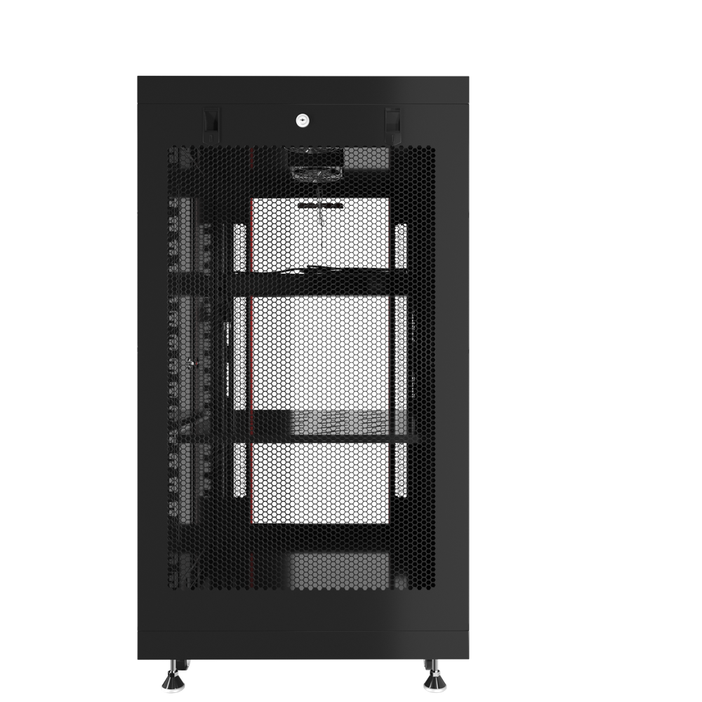 18U Server Rack Cabinet Premium Network Enclosure 35" Depth Data Cabinet wheels