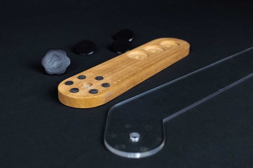 Adjustable Acrylic T-square and concentric lines ruler for perspective drawing