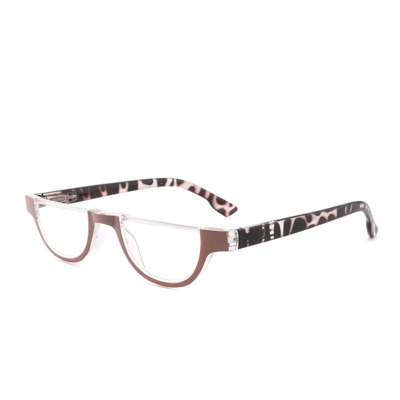 Kerecsen 4 Pack Reading Glasses Spring Hinges Half Moon Semi Rimless Reader New