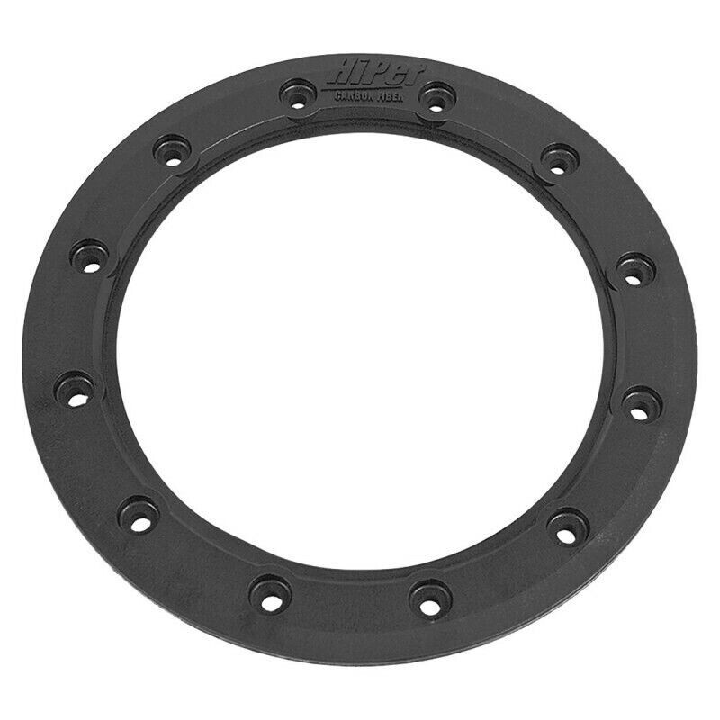 Hiper Wheels CF1 Tech 3 Rim Replacement Beadlock Rings Pair 10 Inch 10" Black