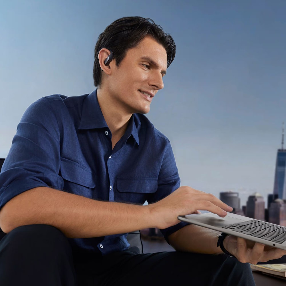 Shokz - OpenFit Pro Open-Ear True Wireless Bluetooth Active Noise Reduction E...