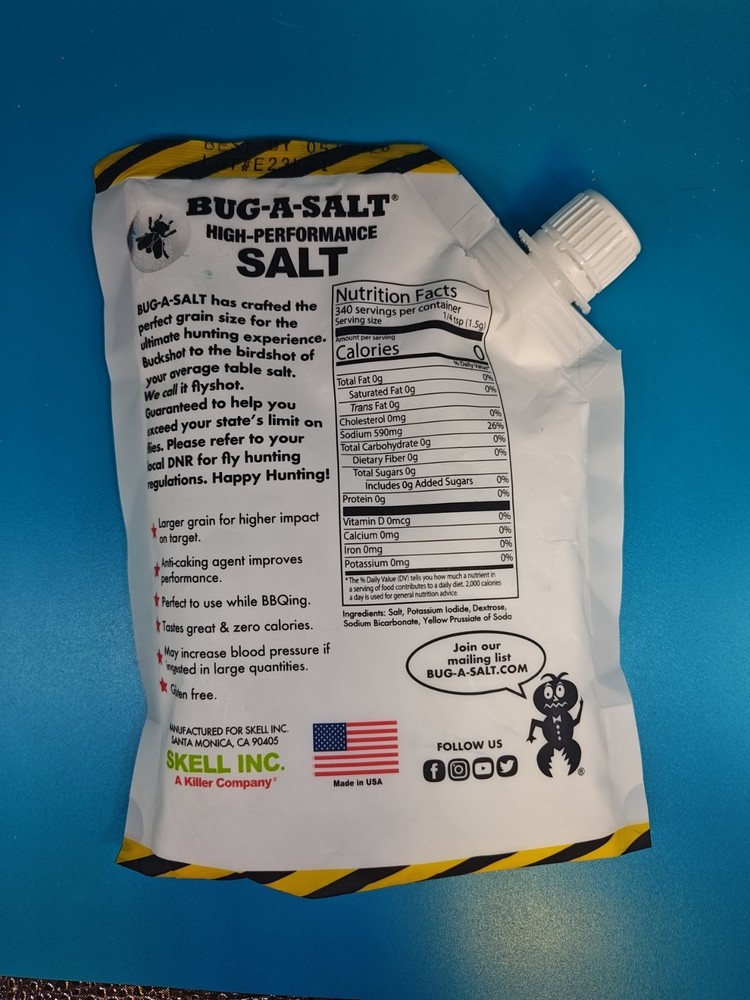 BUG-A-SALT High Performance Salt Pouch