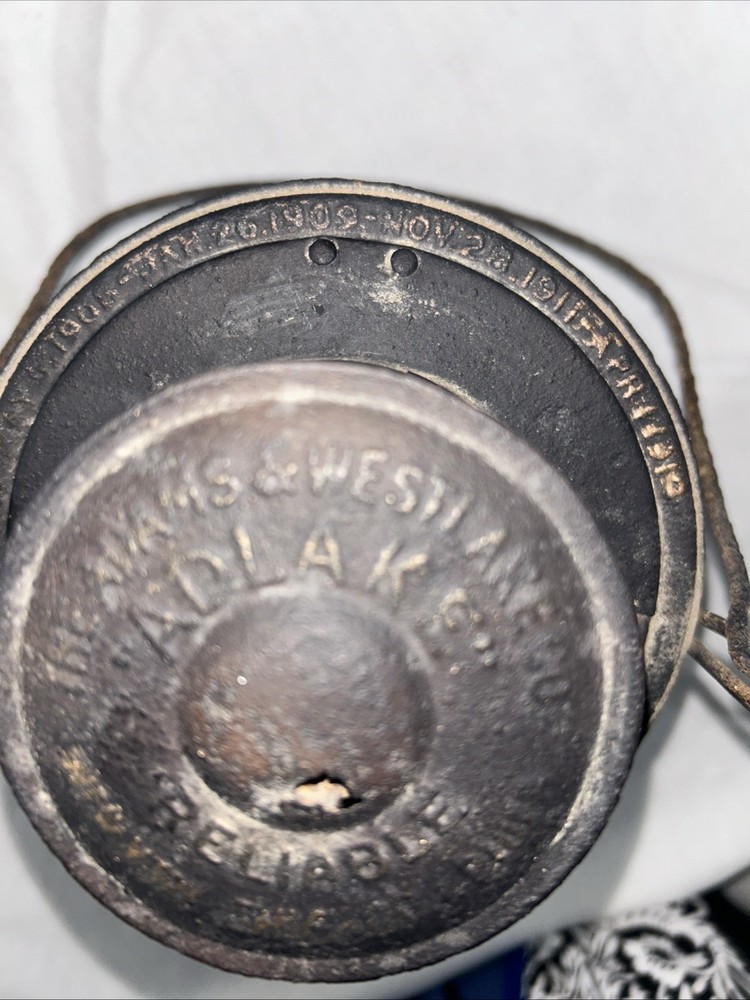 Adlake Kero Railroad Lantern Incomplete