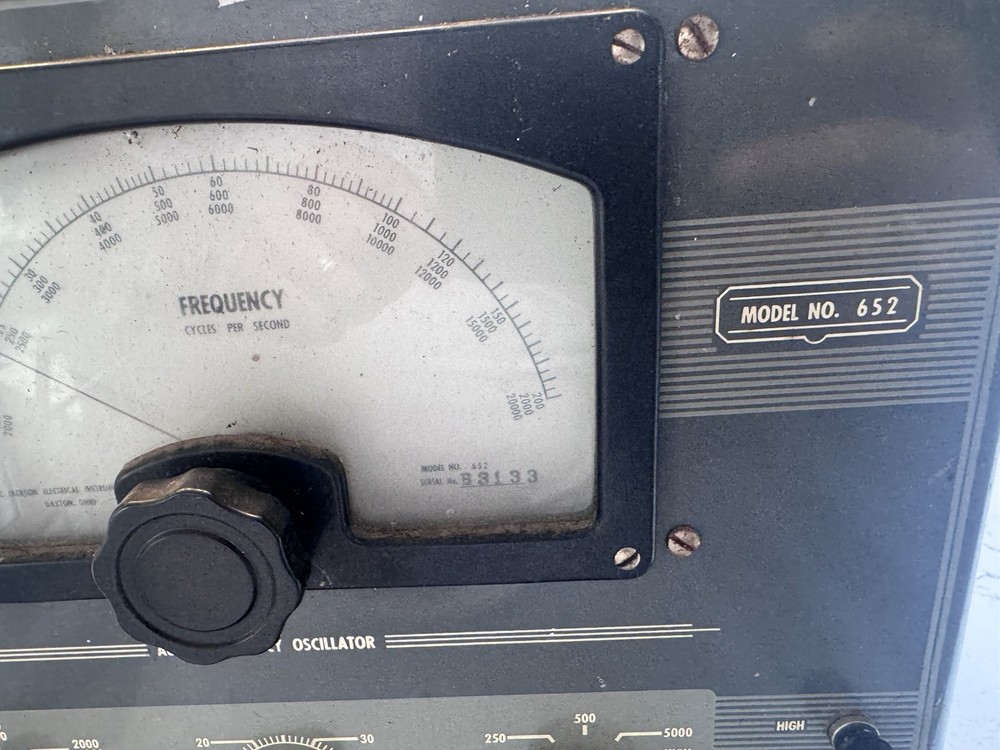 Vintage Jackson Tester Model 652 Working