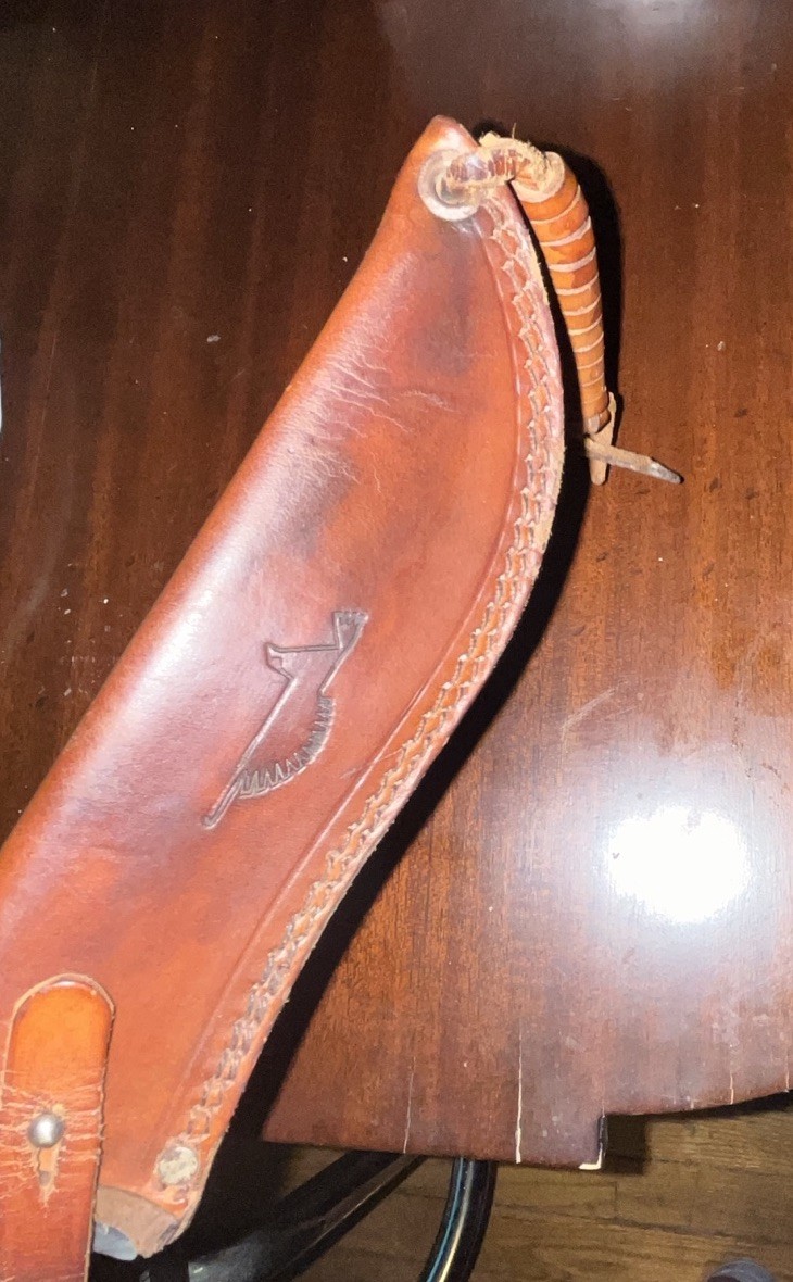 Olsen Knife Co. Elk-Hunter 2700-E hunting knife antler handle