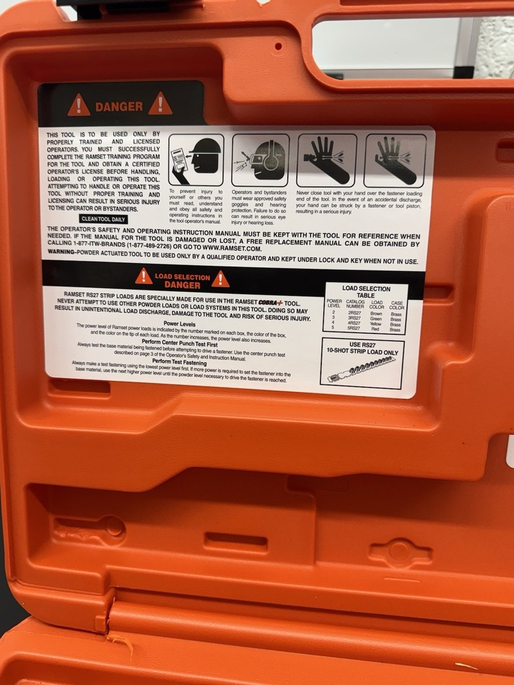 Ramset Cobra Plus Nailer In Case
