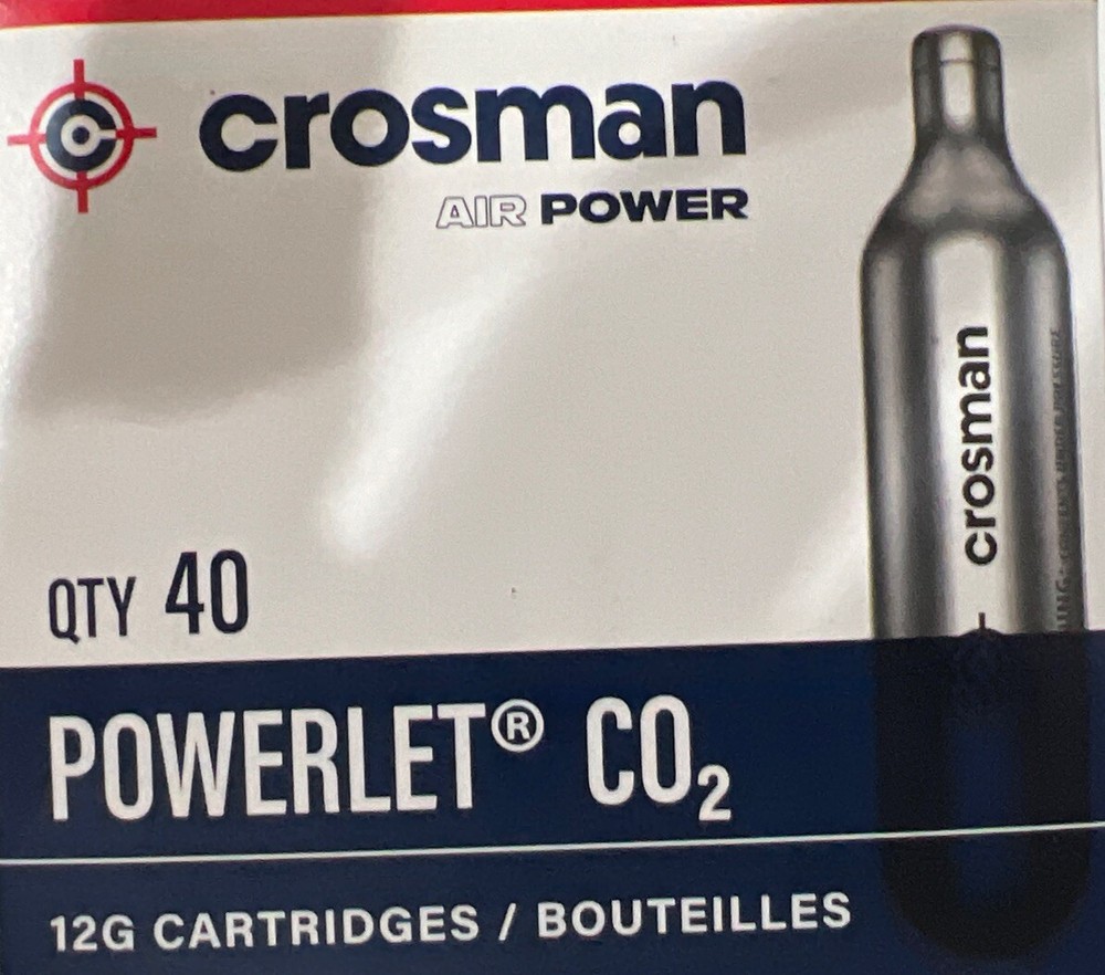 Crossman 12g Co2 POWERLET® 40X Powerful!