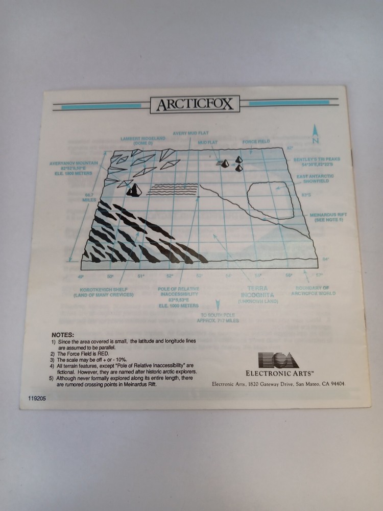 Commodore 64 Artic Fox Computer Game Software Tested/Works