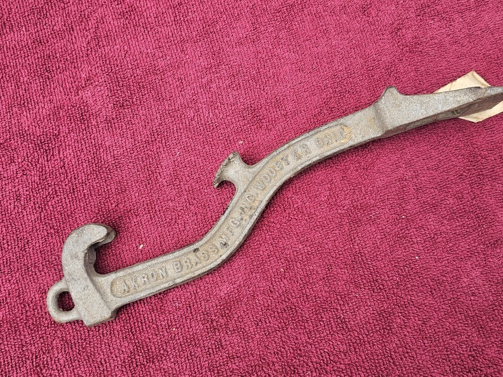 Akron Brass #10 Cast Iron Spanner Fire Hose Wrench