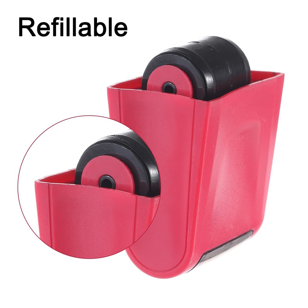 Dashed Handwriting Lines Roller 3pcs Small Powerful Pink Orange Green Teacher