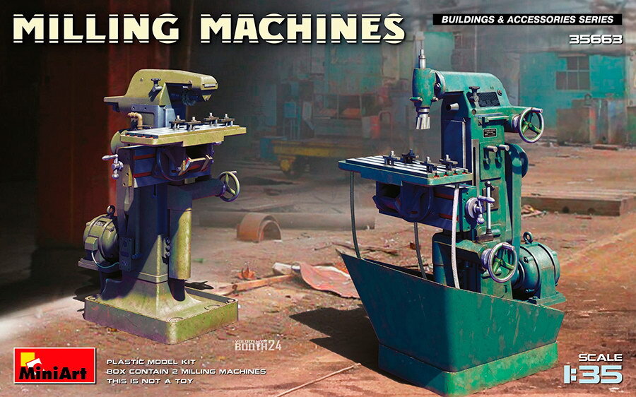 MiniArt 1/35 Milling Machines (2 kits)