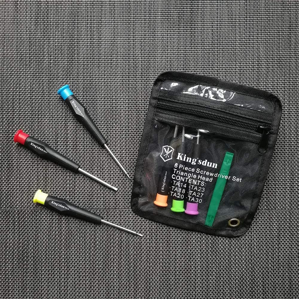 Full Triangle Head Screwdriver Set for Electronic Toys, 7-Piece Triangle Securit