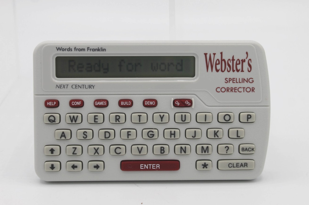 Webster's Spelling Corrector 1997 Franklin Electronics NCS-100 - Great Condition