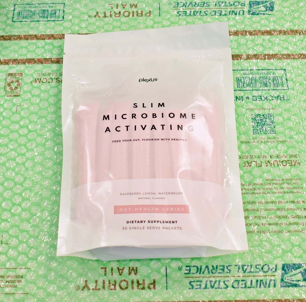 Plexus Slim Microbiome Activating Raspberry Lemon Watermelon 30 Packets 11/25