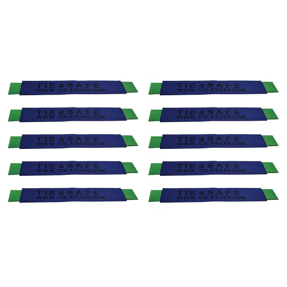 10 Pack 12" Sliding Sleeve Webbing Web Protector for 2" Ratchet Tie Down Strap