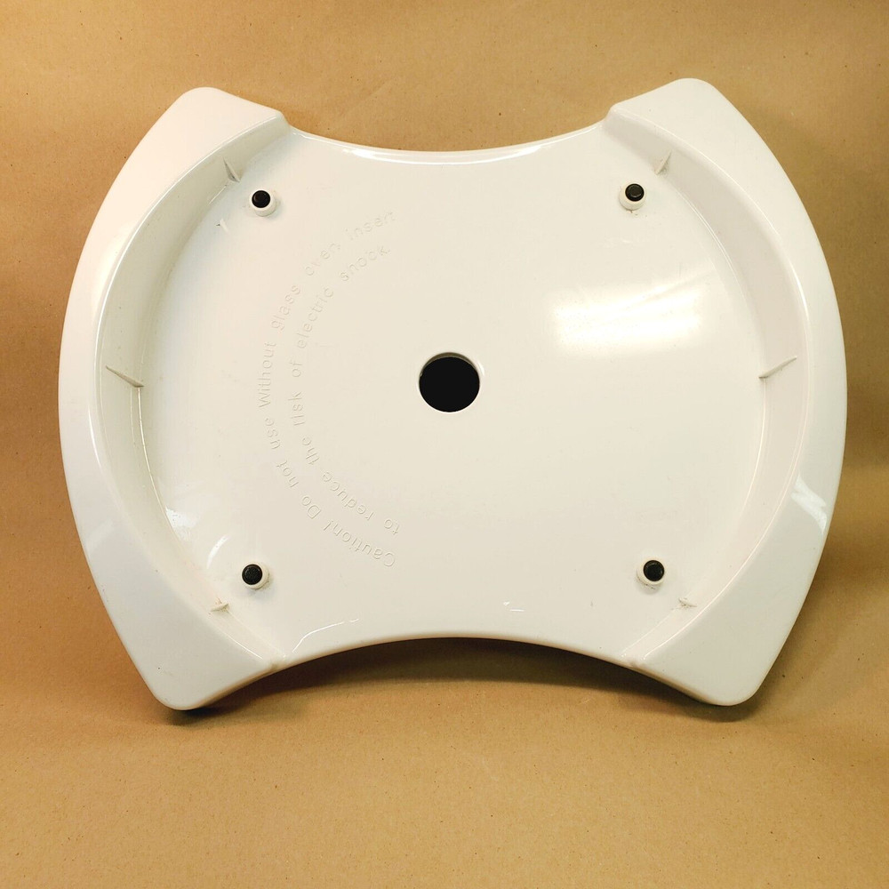 Thane Flavor Wave Deluxe Oven Replacement Part White Plastic Bottom Base