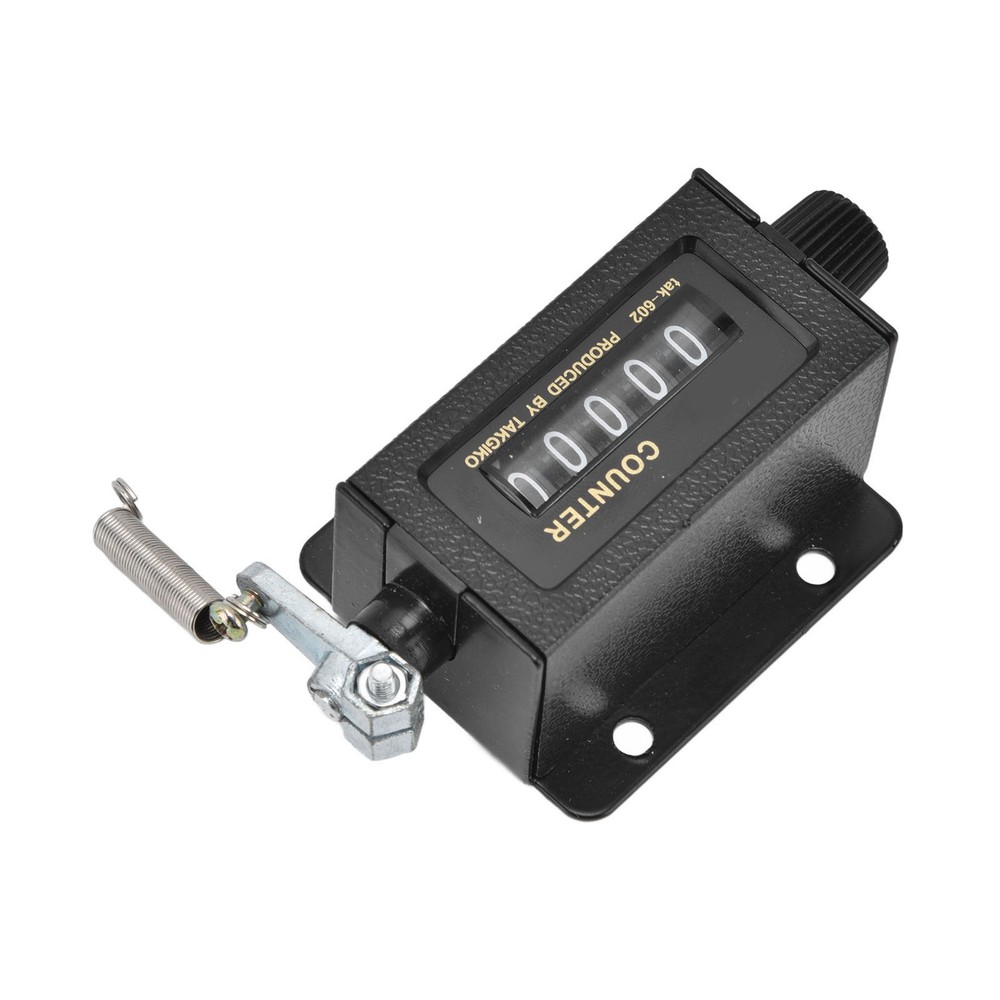 Mechanical Counter Reset Function Clear Glass Mirror Design Accurate 5 Digit NEW