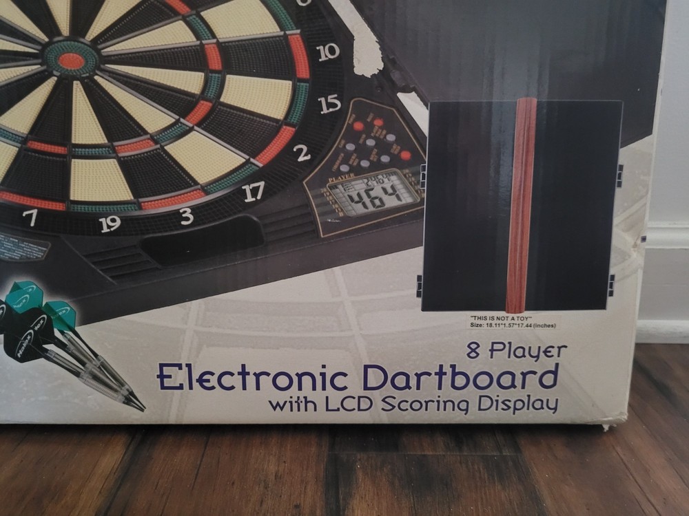 Halex Lancaster Electronic Dartboard w/LCD Scoring Display,26games/82 variations
