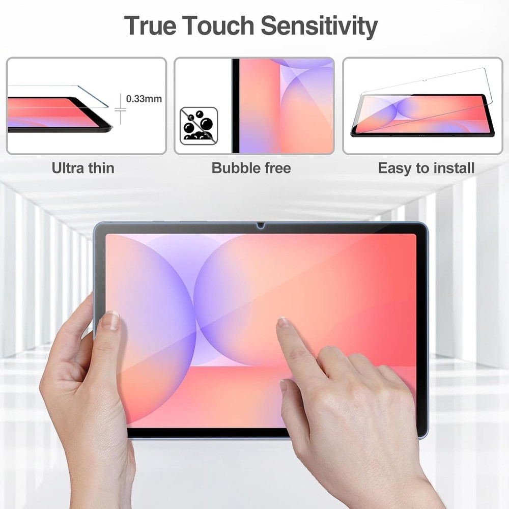 (2 Pack) TCL TAB A1 Plus Screen Protector Tempered Glass for TCL A1 Plus 12.2"